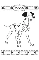 101 Dalmatiërs kleurplaat 7